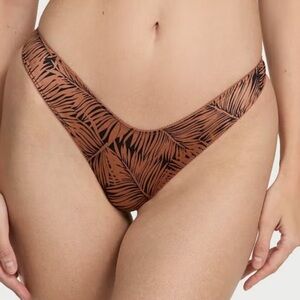 🌴Victoria’s Secret Smooth high leg  Thong - Brown